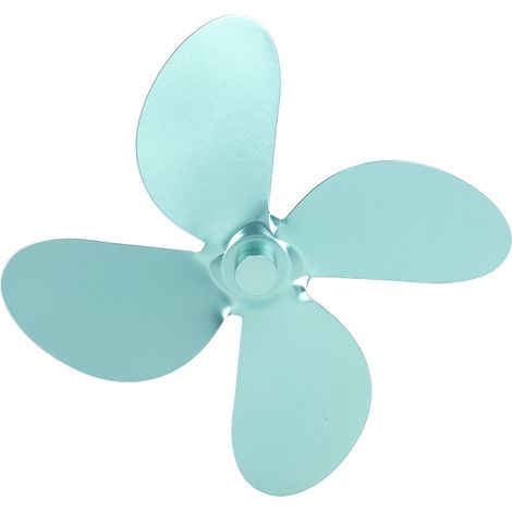 Pales de ventilateur de cheminée, 4 pales, alliage d'aluminium, accessoires pour poêle à bois style Noël (1/5)