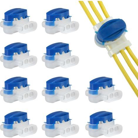 GWHOLE Connecteur Electrique Etanche 10 Pcs Connecteur Cable Robot Tondeuse Remplis des Résines Connecteur Robot Tondeuse Connecteur Etanche pour Cable Robot Tondeuse Cable Tondeuse Robot (1/5)