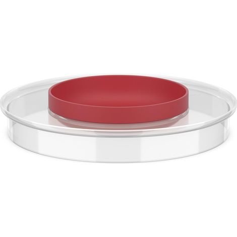 Couvercle Anti-éclaboussures Chef it - S'adapte au bol de préparation de 3L - Bol supplémentaire à l'intérieur - Pas d’éclaboussures, garde le plan de travail propre - 250 ml - Coral (1/5)