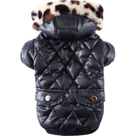 Veste à Capuche pour Chien Manteau d'hiver Chaud Combinaison de Neige Veste Polaire pour Chien par Temps Froid pour Petit Chien XS (1/4)