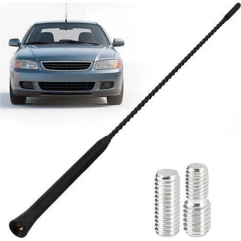Antenne autoradio 28 cm, antenne de toit de remplacement universelle, antenne autoradio universelle pour tous les modèles de voiture, autoradio de haute qualité avec réception FM/DAB, (1/4)