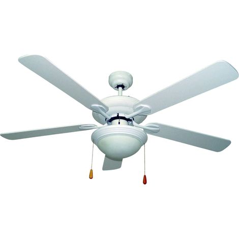 Ventilador de Techo 132cm BASTILIPO MALAGA 4172 Blanco 60w por bo (1/5)