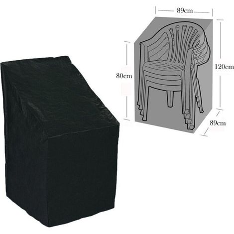 Funda protectora Mennitr para sillas de jardín en poliéster Oxford, impermeable y a prueba de polvo, 89 x 89 x 120 cm/89 cm. (1/3)
