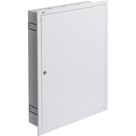 Tabella di distribuzione incorporata - 4x24 moduli - Acciaio bianco - IP30 (1/5)