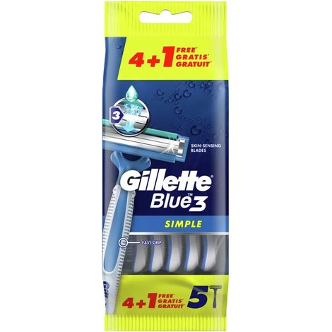 Gillette Blue 3 Simple  5er