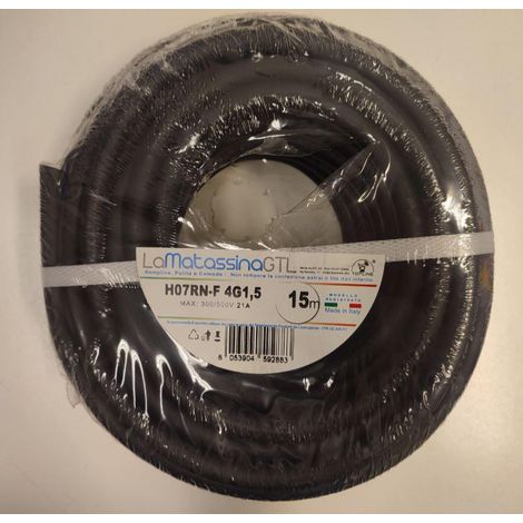 Cable multifilar h07rn-f go-at topline mh07rnf4g1,5ne15-15metros-4x1,5