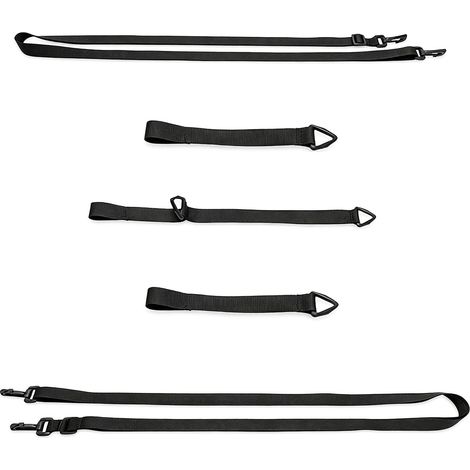 Windschutz für Gartenschirme, verstellbarer Windschutz für Ampelschirme 5er-Pack vielseitige Windschutze, passend für fast alle Schirmständer, schwarz (1/5)