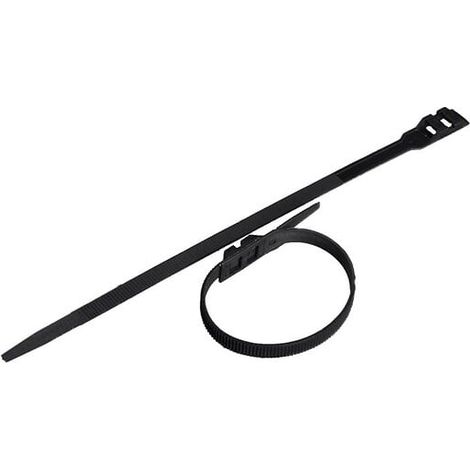 10 colliers de serrage, largeur 9mm, longueur 260mm Noir BRICELEC (1/3)