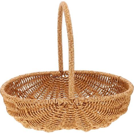 Panier corbeille à fruits tissé à la main – Design élégant pour rangement fruits et légumes – Réutilisable et durable (1/5)