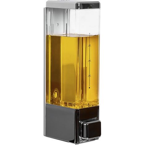 Distributeur de savon liquide OLMO 350ml, chromé (1/2)