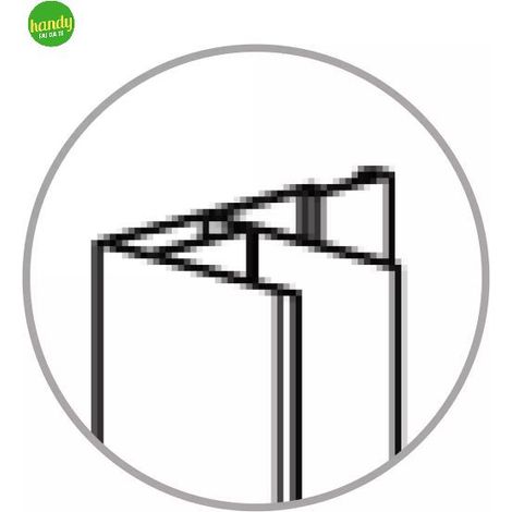 Profilo a muro cromato per box doccia Loira Silqua by Mobo