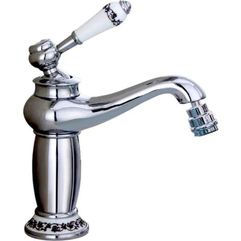 Mélangeur bidet de salle de bain avec détails en céramique vintage (1/4)