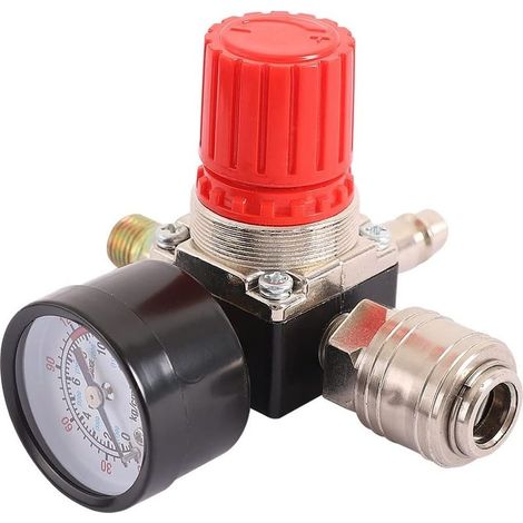 1/4" Air Compressor Pressure Regulator – 180psi Air Pressure Regulator – 1/4" PT Threaded Fitting – Easy Installation (1/5)