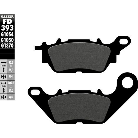 PASTILLAS DE FRENO GALFER KH464 SEMIMETÁLICAS PARA SCOOTER