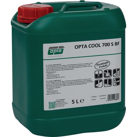 Lubrificante refrigerante Premium Cool 700 S BF miscelabile con acqua, tanica da 5 litri