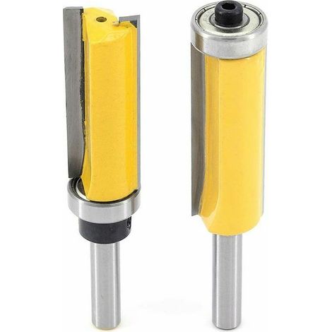 Fraise à profiler 8 mm avec palier supérieur méplat + fraise à profiler avec palier inférieur (1/5)