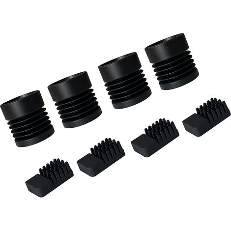 4 pieds anti-vibrations et 4 brosses de nettoyage de buses compatibles avec l'imprimante 3D Centauri Carbon. Patins amortisseurs de chocs et nettoyant pour buses en silicone. (1/5)