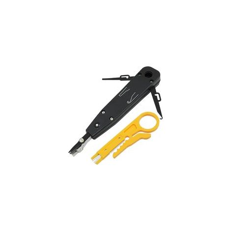 Kit d'outils d'installation, kit d'outils d'installation, outil de perforation pour panneau de prises réseau, outil de brassage de câblage réseau simple (1/4)