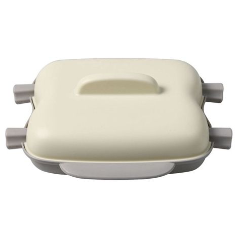 1 couleur : blanc cassé  matériau : PP  cuiseur à maïs vapeur compatible micro-ondes  ustensile de cuisine  cuiseur à maïs vapeur créatif.