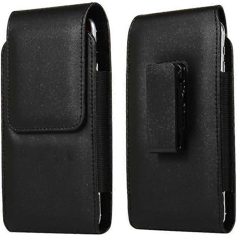 Étui-holster avec fermeture magnétique et clip ceinture pivotant à 360° compatible Lenovo C2 K10a40 / Vibe C2 (2016) (1/5)
