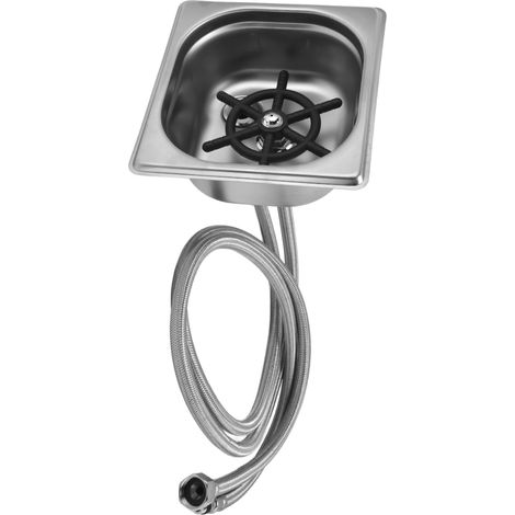 Lave-verre automatique en acier inoxydable pour bar, café, hôtel, restaurant - Nettoyeur de tasses professionnel argenté