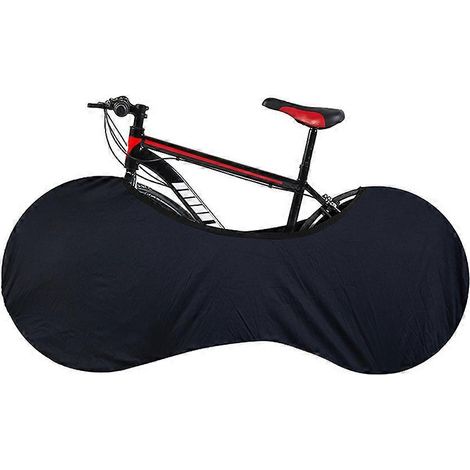 Protection anti-poussière pour vélo de montagne, équipement de cyclisme, housse de roue pour vélo de route (noire) ( )
