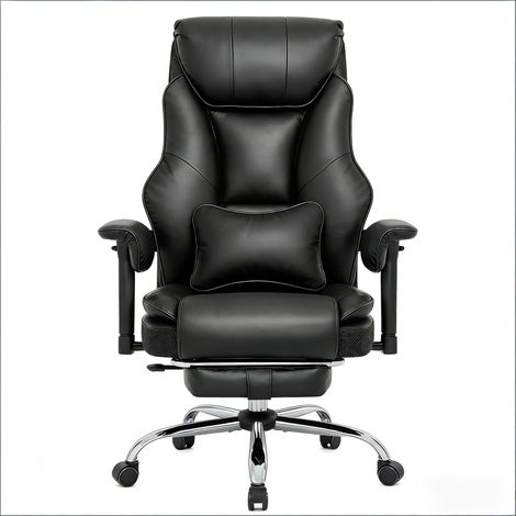 Fauteuil de bureau ergonomique à haut dossier, chaise de réunion confortable, siège informatique pour espace professionnel (convient uniquement aux chaises administratives)