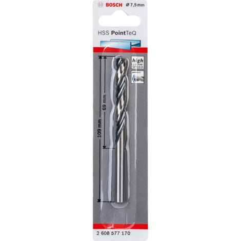 Bosch Accessories 2608577170 Metall-Spiralbohrer 7.5 mm Zylinderschaft 1 St.