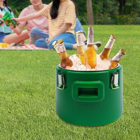 15L Insulated Soup Container, Commercial Insulated Barrel for Hot and Cold, Stainless Steel Commercial Insulation Bucket for Restaurant, Canteen, Home (1/5)