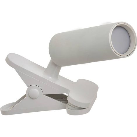 Lampada led usb a clip bianco freddo 12x8x20 cm - 5five