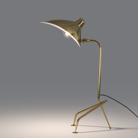 Lampe à poser design "MEL SMALL" - E27 - Doré