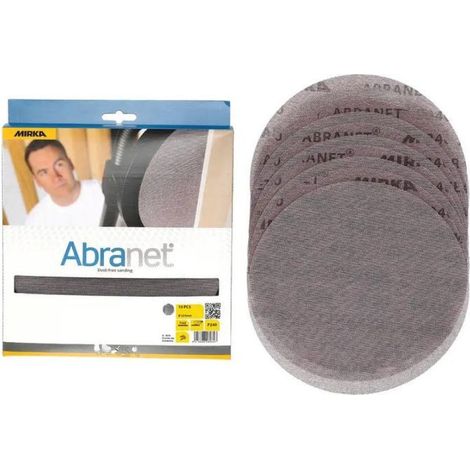 Mirka – Disque à lamelles 225 mm P120 – AE223F1012 – Pour ponçage bois dur et teck – Grain abrasif pour finition lisse (1/4)