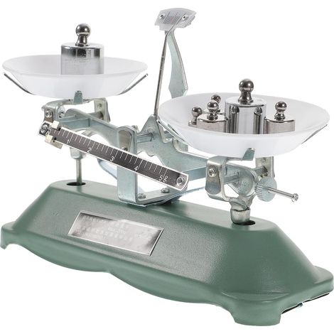 1ensemble Balance de Laboratoire Portable Triple Faisceau avec Poids et Pinces Balance Mécanique Précise pour Expériences Scientifiques et Enseignement (1/5)