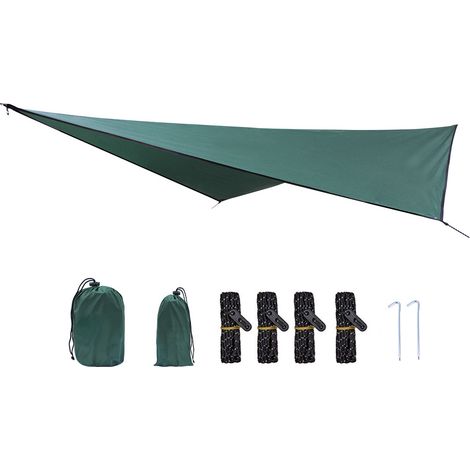 Tapis De Protection - Polyester 210T Imperméable Et Résistant Aux Uv - Pour Tente, Hammock Ou Auvent - 300 X 200 Cm (1/5)