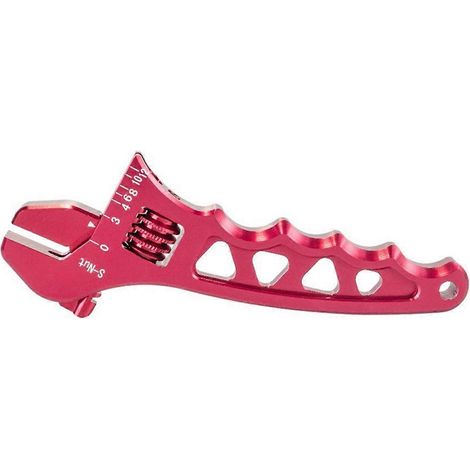 Clé métallique réglable AN 3 4 6 8 10 12 pour tuyau, outil de raccordement rouge-- (1/5)