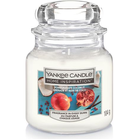 Yankee Candle Duftkerze Kleines Glas Pomegranate Coconut 104 g,