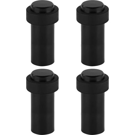 Stainless Steel Floor Door Stopper 6cm Door Stop Doorstop Door Blocker (Set of 4) (1/5)