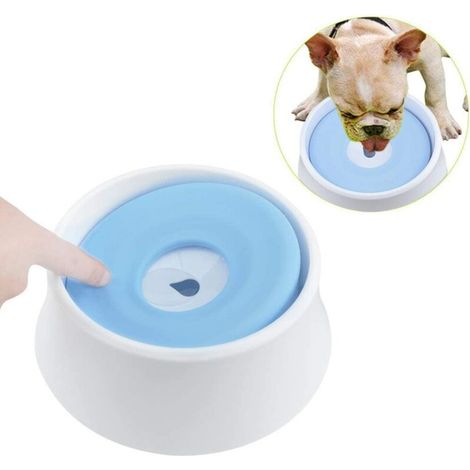 Gamelle et écuelle pour chat Bol d'eau, bol d'eau, bol pour chat, chien, bol pour chien étanche, eau Bol de nourriture , anti-débordement, bols antidérapants, bol d'eau pour animaux de compagnie 1,2 L (1/3)