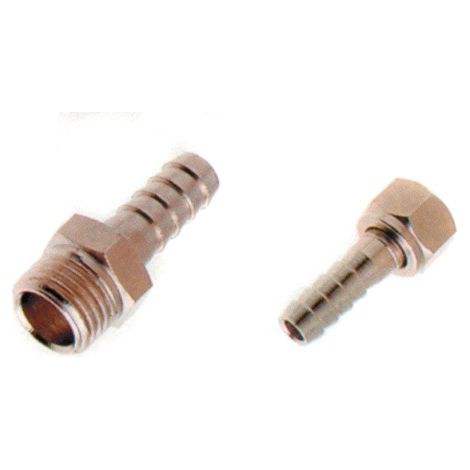 Raccord rapide pneumatique SAM, Filetage vers Mâle Raccord 1/4 Male 6mm 1/4pouces en Acier inoxydable ( Prix pour 1 )