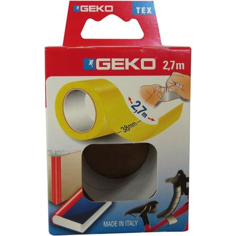 Cinta adhesiva geko adhesif tissu plastifié 38 mm 2,7 m impermeable
