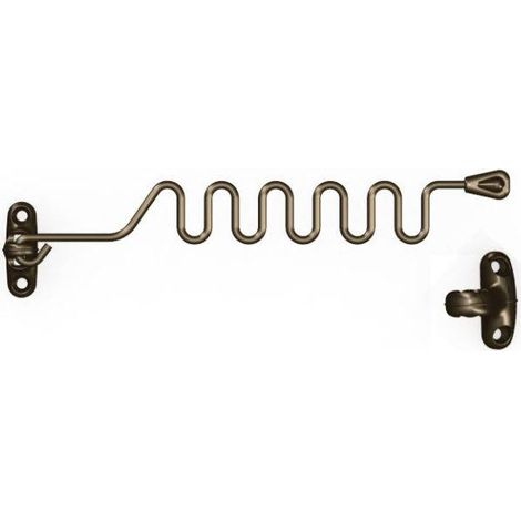 Entrebâilleur pour porte E3 – 1 et 2 battants – Bronze vieilli – Finition durable pour bois dur – Socona