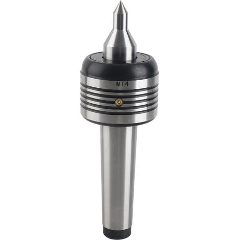 Pointe tournante 60° acier haute teneur en carbone précision 0.005 pour mandrin de tour CNC et tourelle arrière MT4 (1/5)
