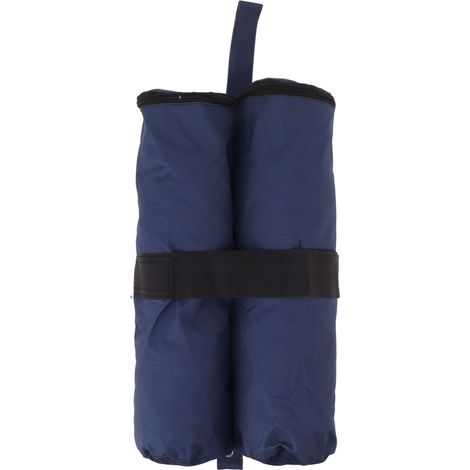 Sac fixe, sac robuste, sac de tente, support publicitaire, sac de sable coupe-vent pour la protection des auvents extérieurs, bleu marine (1/5)