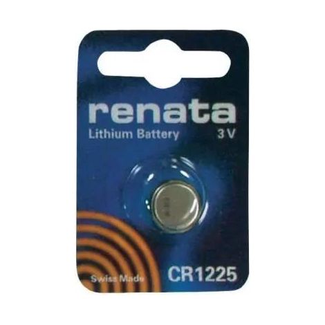 Pile bouton renata CR 1225 lithium incolore 3 volts