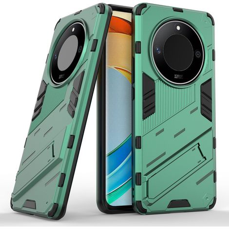 Custodia per Honor Magic 6 Lite 5G, con supporto militare, verde (1/5)