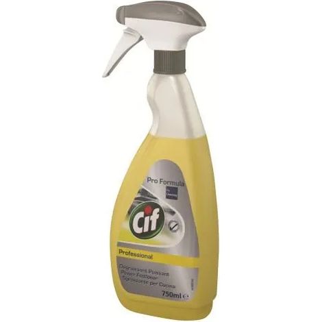 Spray de limpieza cif professional degreaser boquilla spray no raya 0.75L