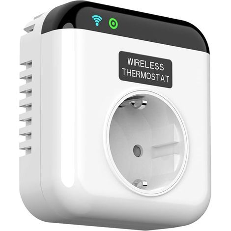 – Programmierbarer WLAN-Smart-Thermostatstecker – Sprachsteuerung über Alexa und Google Assistant – 7-Tage-Timer – Genauigkeit ±1°C/°F (1/5)