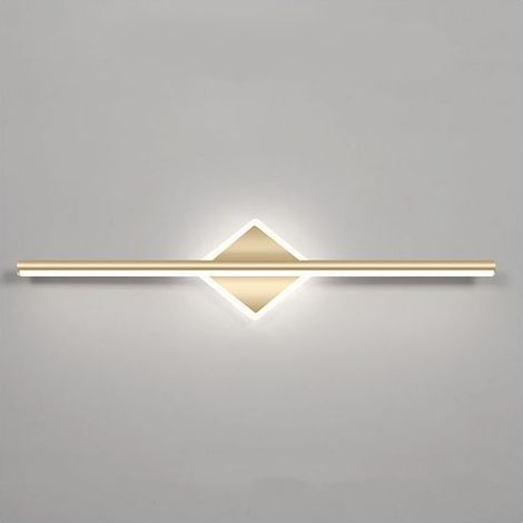 Moderne LED-Spiegelleuchte, 40 cm, einzelne Wandleuchte mit LED-Beleuchtung, klarer Badezimmerspiegel, kaltweiß (1/5)