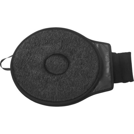 Coussin de siège auto pivotant à 360°, Coussin de siège auto pivotant, Coussin de soutien antidérapant (Noir) (1/5)