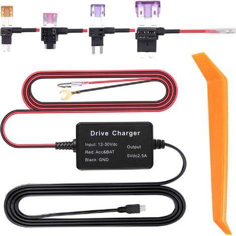 Kit de caméra de tableau de bord, haute sécurité, Surveillance 24h, pour miroir, navigateur GPS, détecteur de Radar, MINI (1/5)